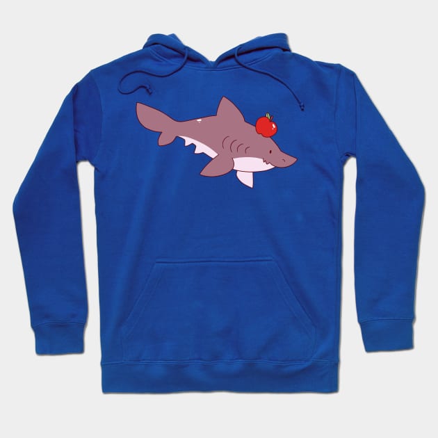 Apple Shark Hoodie by saradaboru